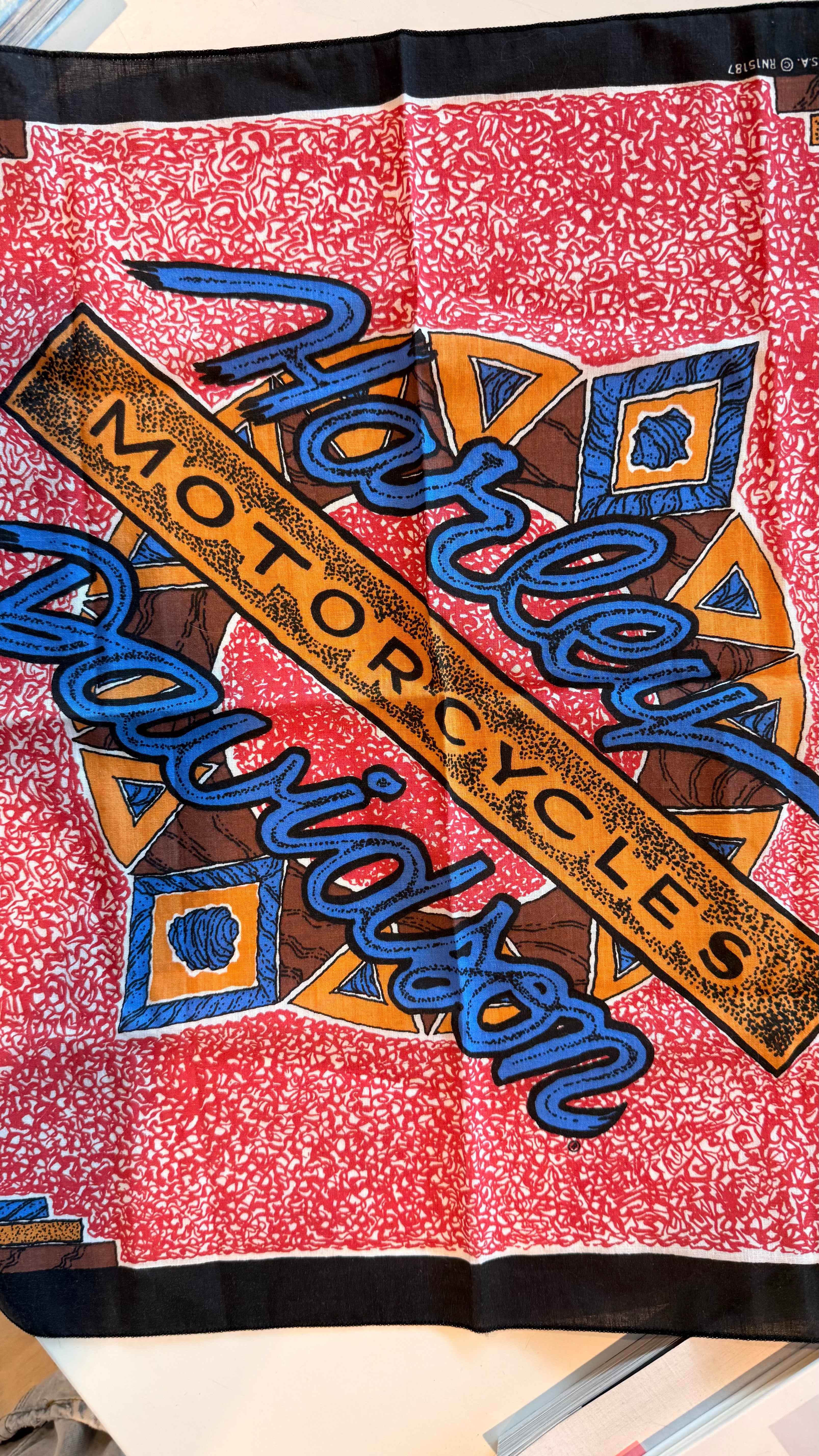 HD Red Scribble Bandana