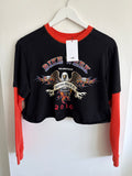 2010 Bike Week Long Sleeve Crop