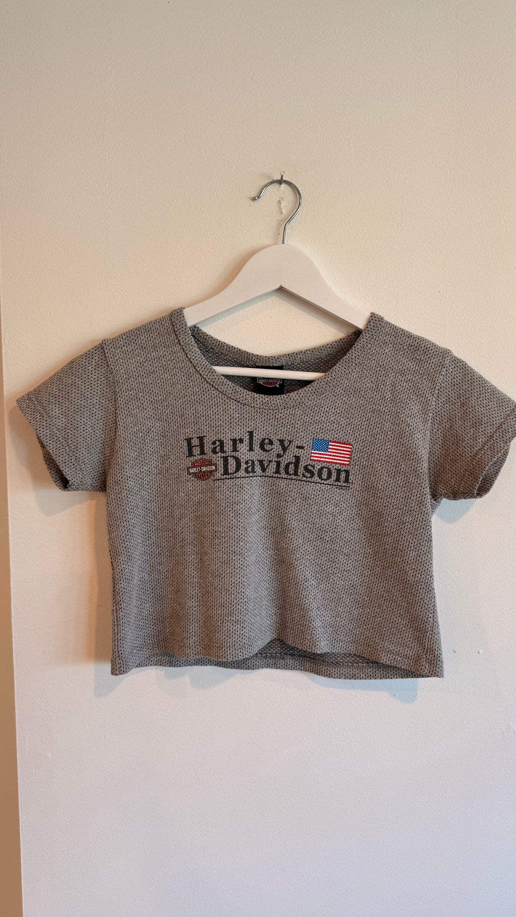Harley Mesh Grey Crop