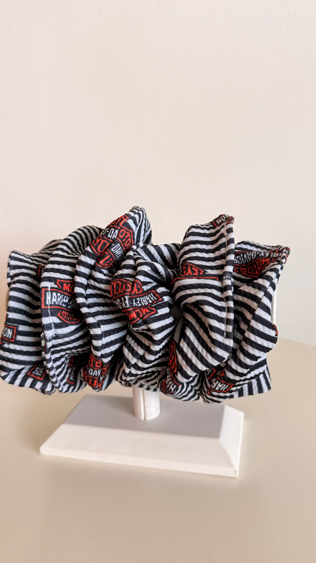 HD Striped Jumbo Scrunchie