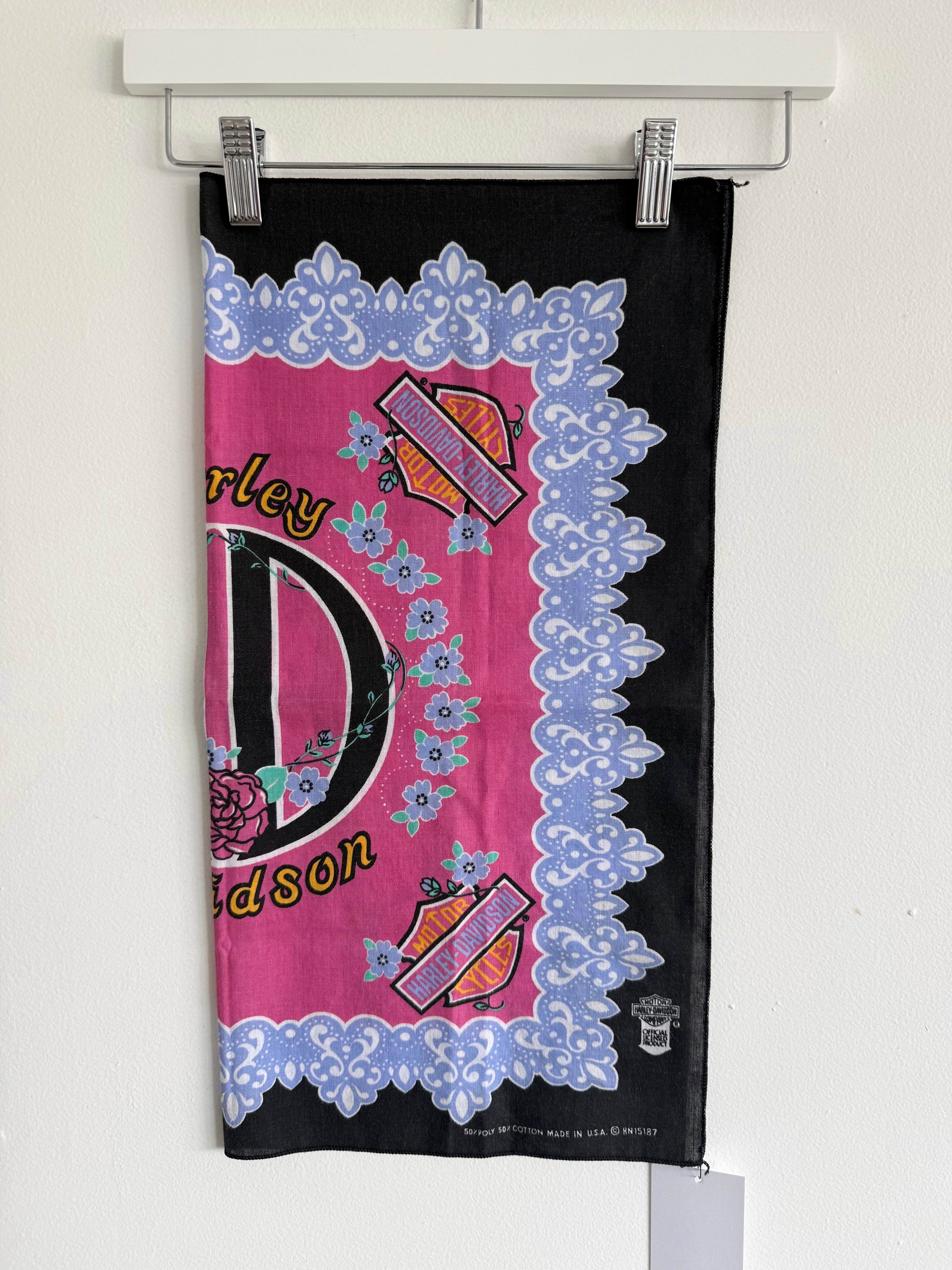 HD Pink Floral Bandana