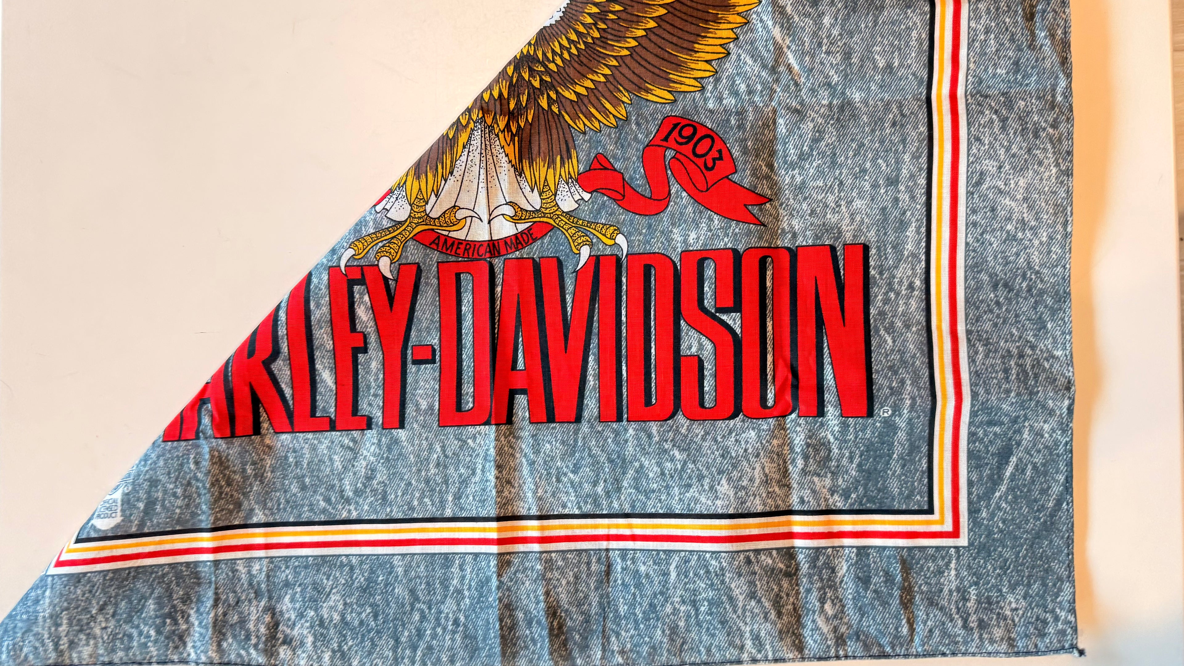 HD Grey Wash Bandana