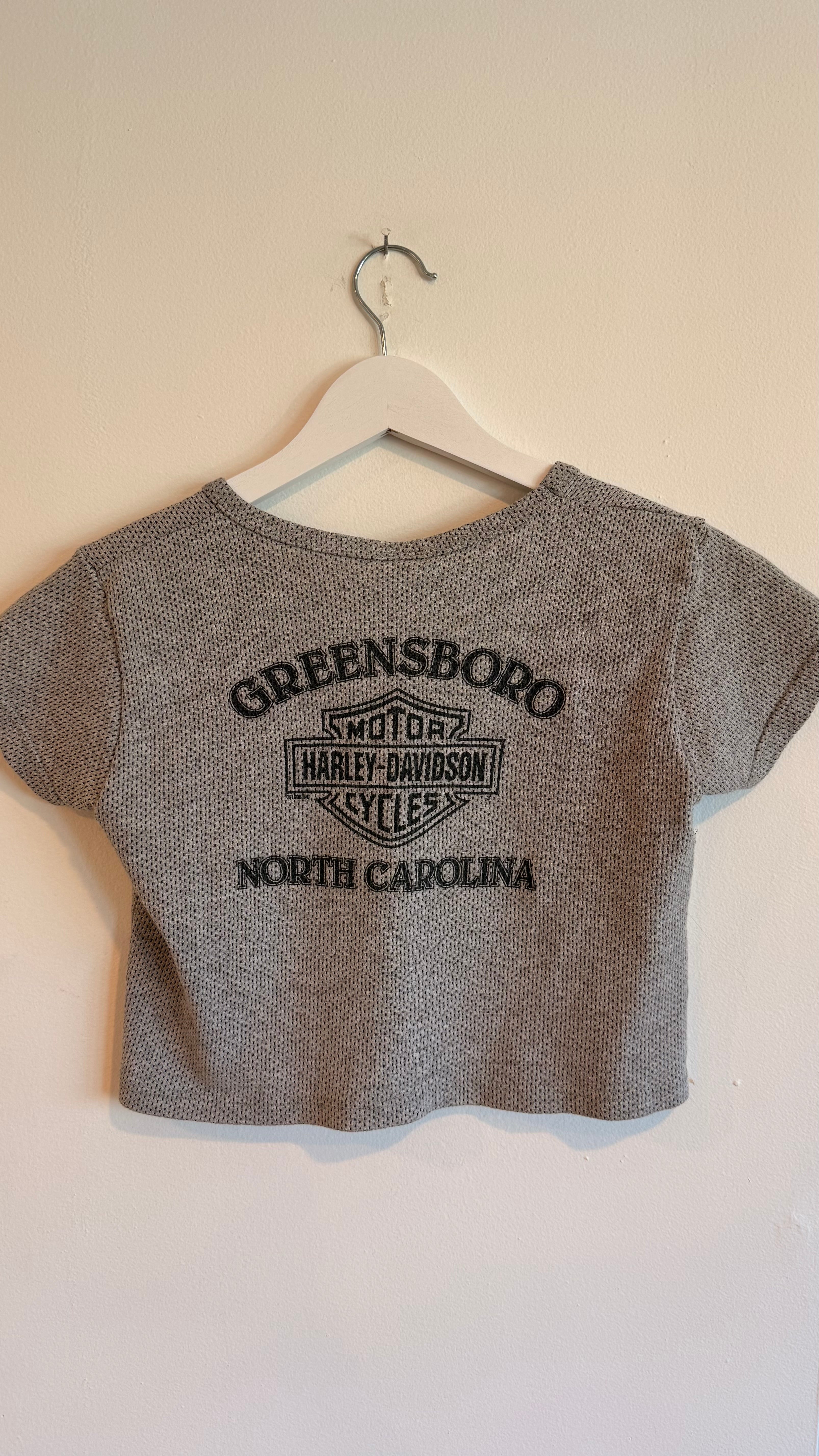 Harley Mesh Grey Crop