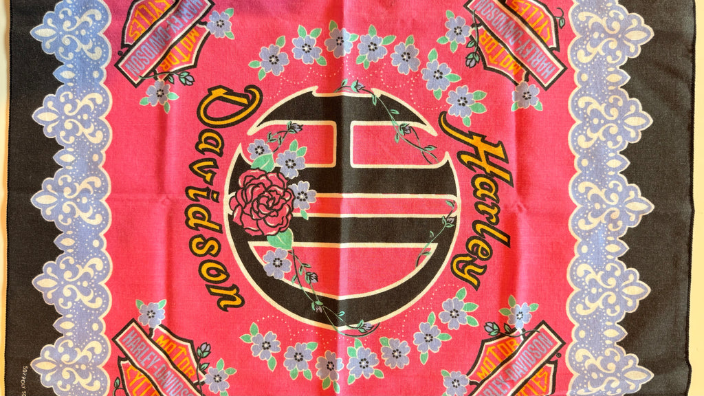 HD Pink Floral Bandana