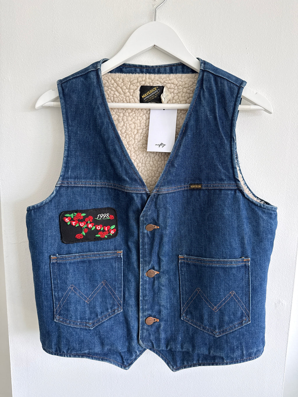 Denim Vest 1998 Sturgis