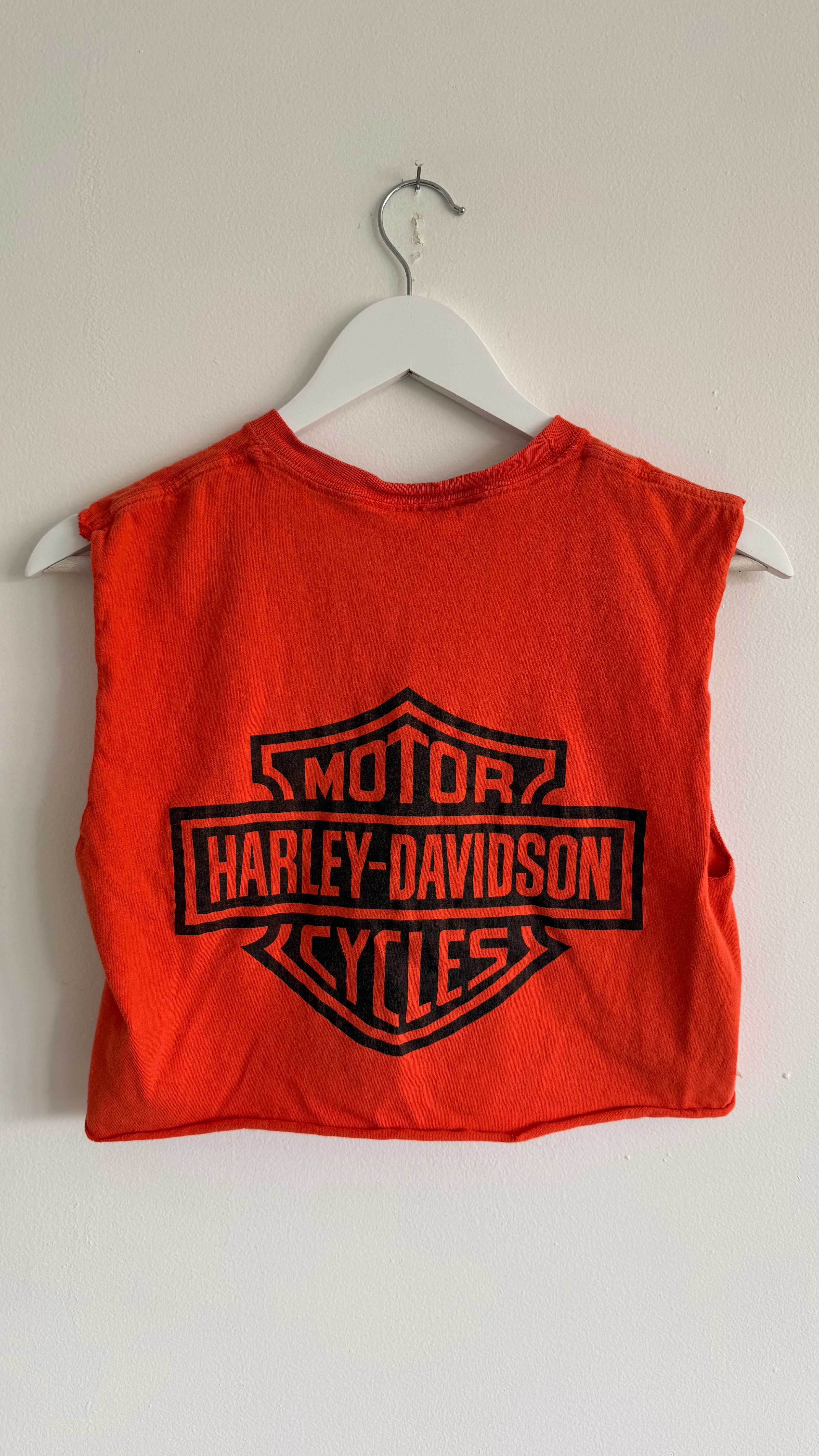Orange Harley Crop