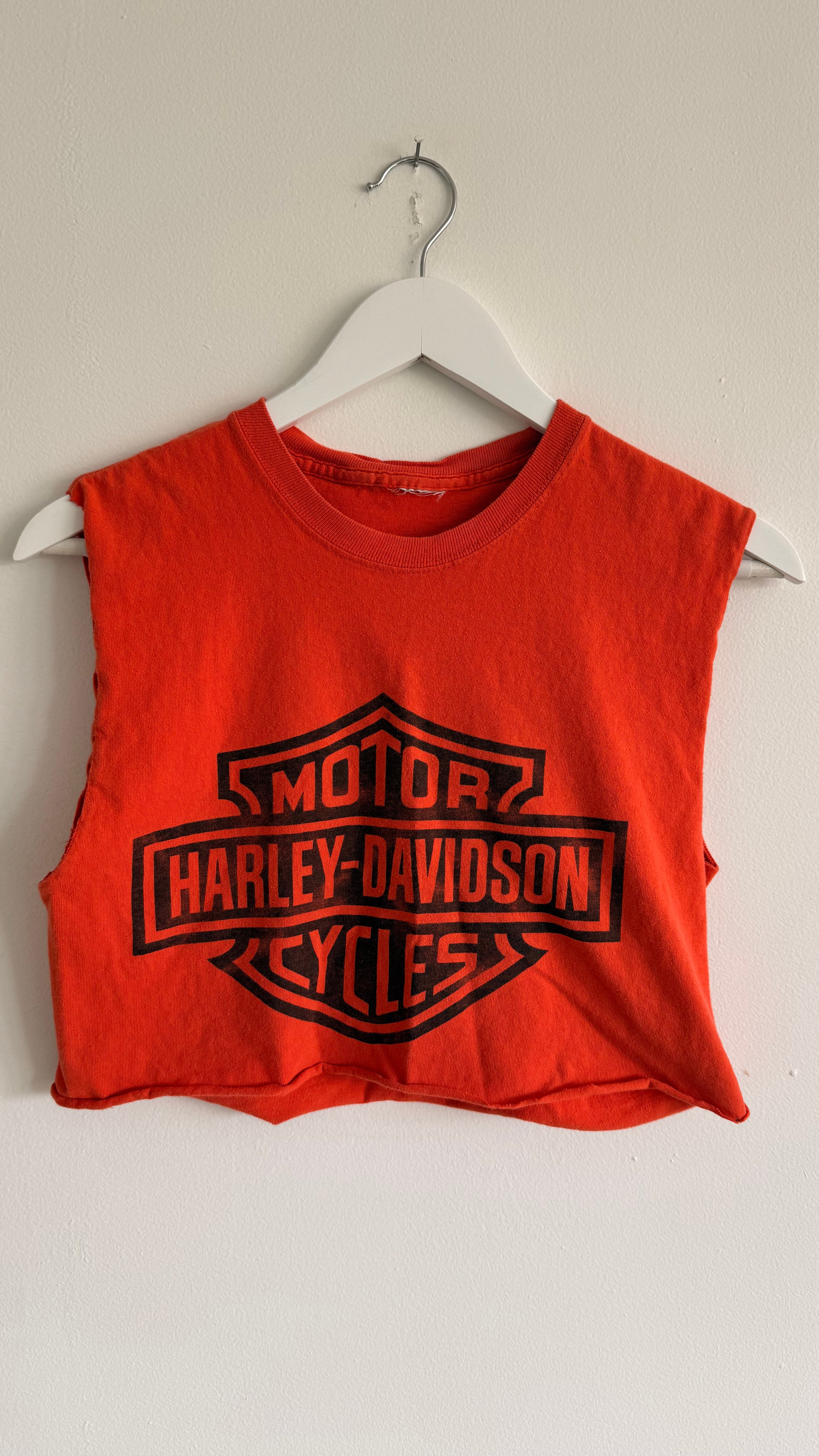 Orange Harley Crop