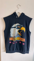 Harley Rules Sleeveless Hoodie